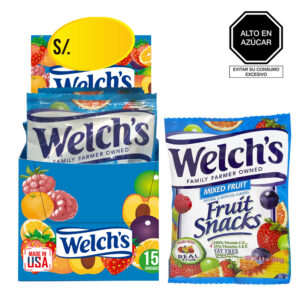 Welch`s Mixed Fruit Snacks Gomitas de Frutas Mixtas x 25.5 gr.