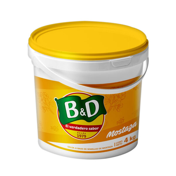 B&D Mostaza Balde x 4 kg