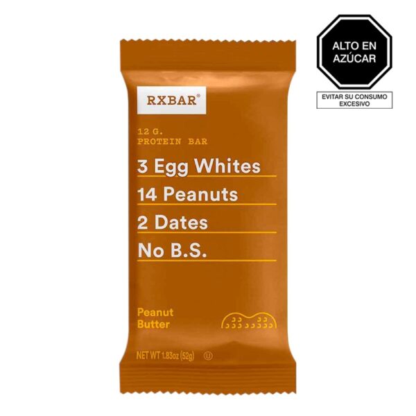 Rxbar - Peanut Butter / Mantequilla de Mani x 52 g (display x 12