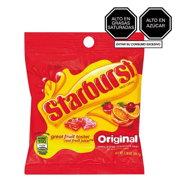 Starburst Original Singles Candy x 204.1 gr.