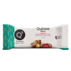 Quinoa Barras con pasas y Chocolate x 30 gr.