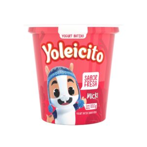 Yoleicito Yogurt Sabor Fresa - Vaso x 100g paquete x 24unid